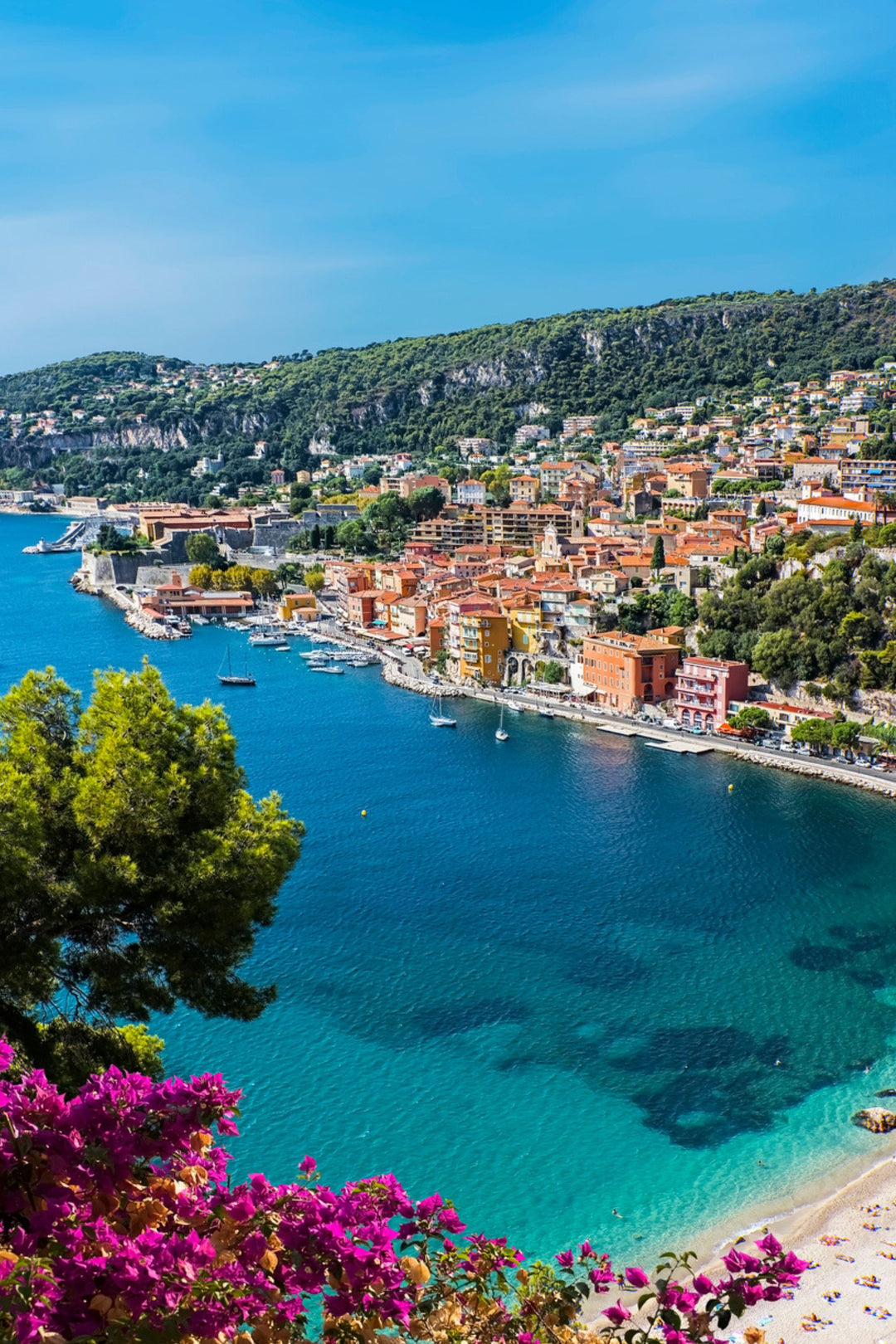 Landscape of the Alpes Maritimes in France